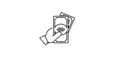 Hand holding cash